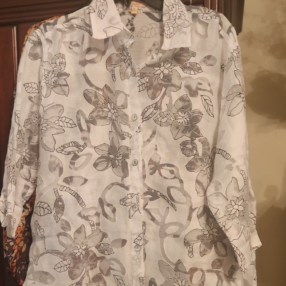 Floral Button-Up Shirt